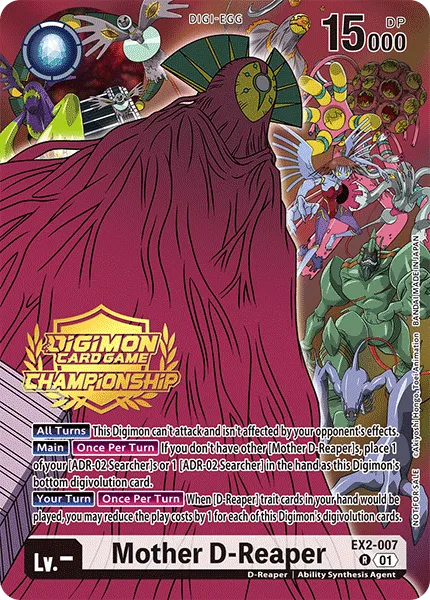 Mother D-Reaper &mdash; Digimon Card Game card