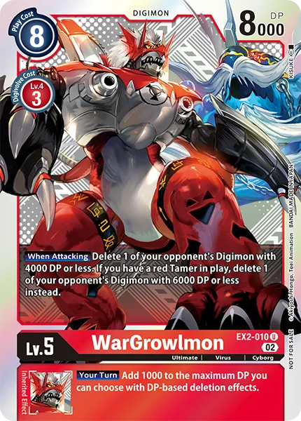 WarGrowlmon &mdash; Digimon Card Game card