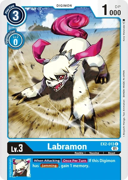 Labramon &mdash; Digimon Card Game card