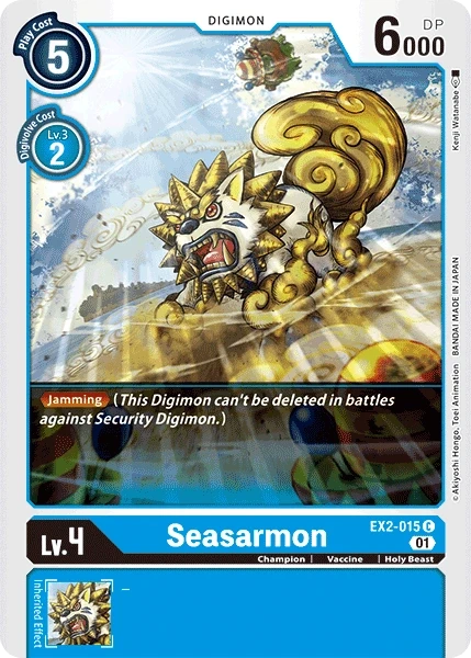 Seasarmon &mdash; Digimon Card Game card