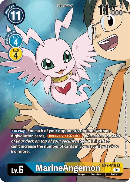 MarineAngemon &mdash; Digimon Card Game card