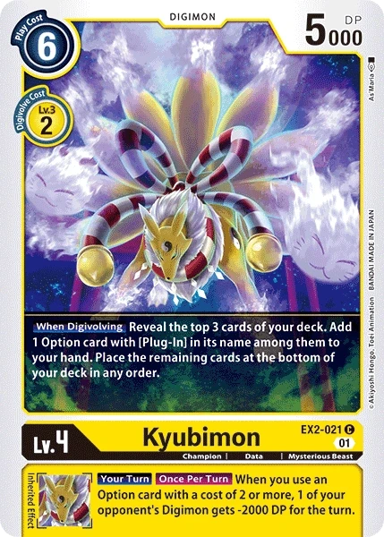 Kyubimon &mdash; Digimon Card Game card
