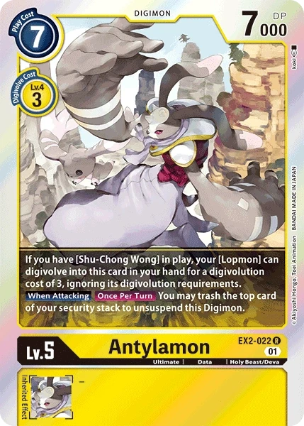Antylamon &mdash; Digimon Card Game card