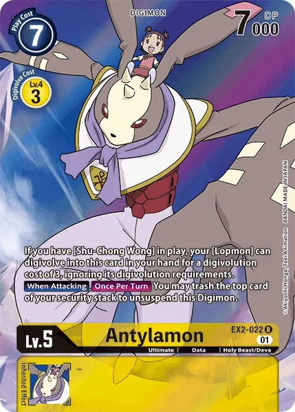 Antylamon &mdash; Digimon Card Game card