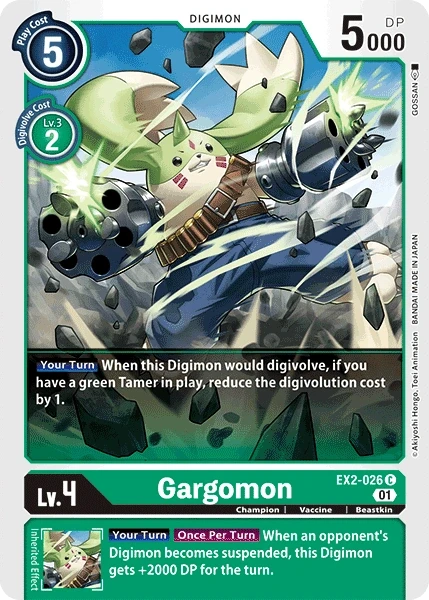 Gargomon &mdash; Digimon Card Game card