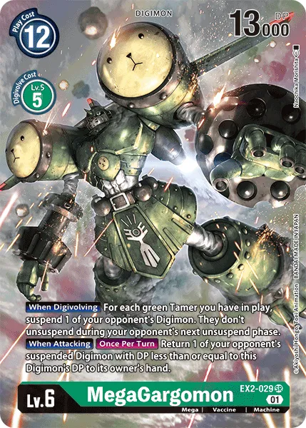 MegaGargomon &mdash; Digimon Card Game card