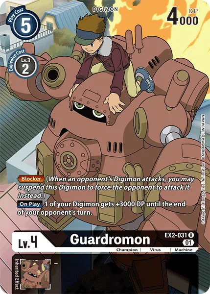 Guardromon &mdash; Digimon Card Game card