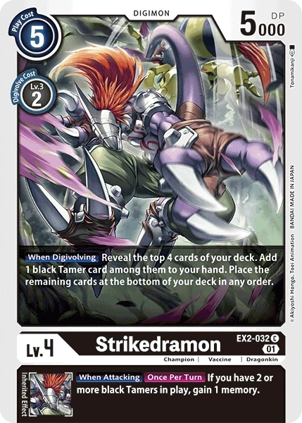 Strikedramon &mdash; Digimon Card Game card