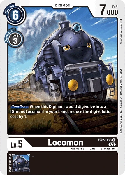 Locomon &mdash; Digimon Card Game card