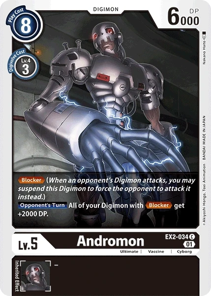 Andromon &mdash; Digimon Card Game card