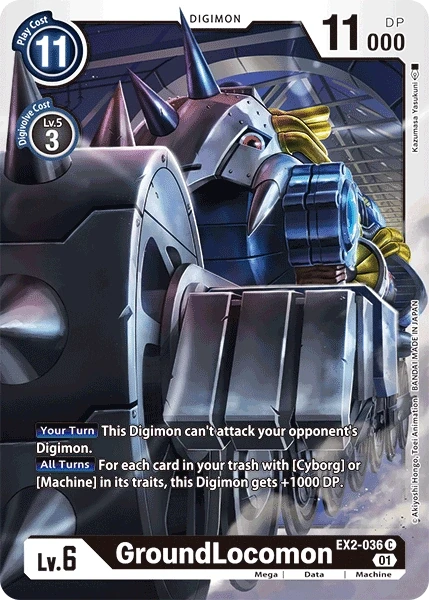 GroundLocomon &mdash; Digimon Card Game card