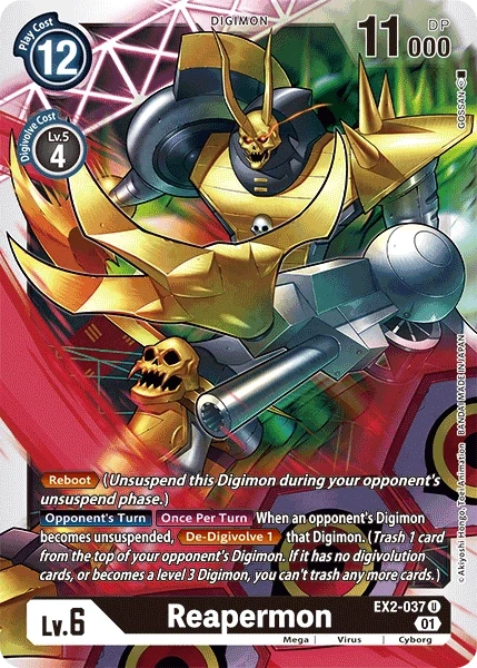 Reapermon &mdash; Digimon Card Game card