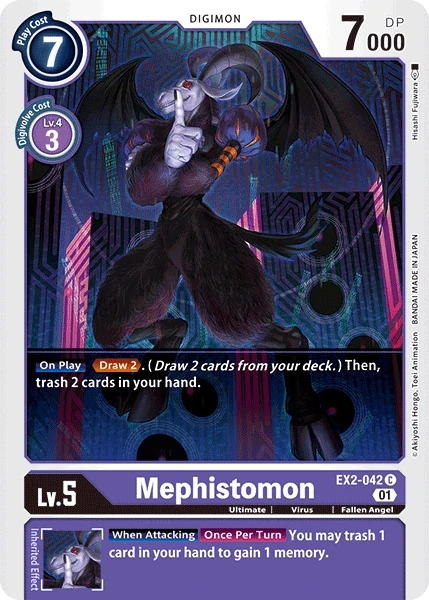 Mephistomon &mdash; Digimon Card Game card