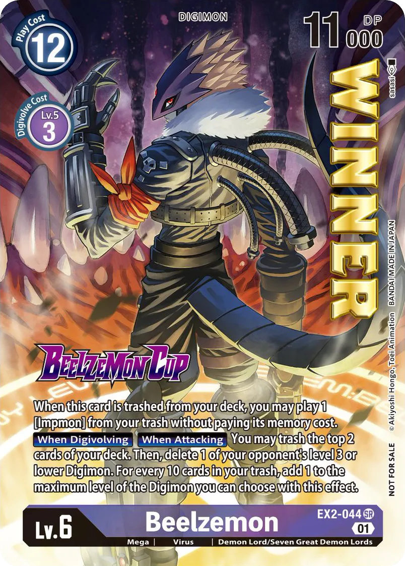 Beelzemon &mdash; Digimon Card Game card