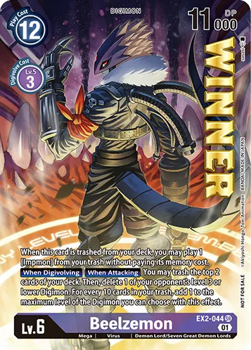 Beelzemon &mdash; Digimon Card Game card