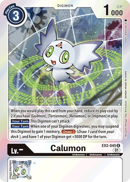 Calumon &mdash; Digimon Card Game card