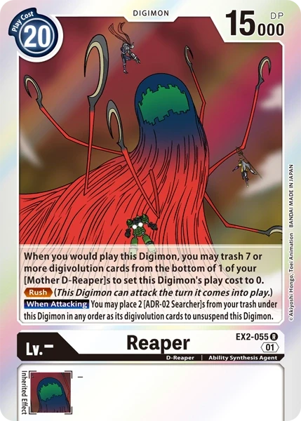 Reaper &mdash; Digimon Card Game card