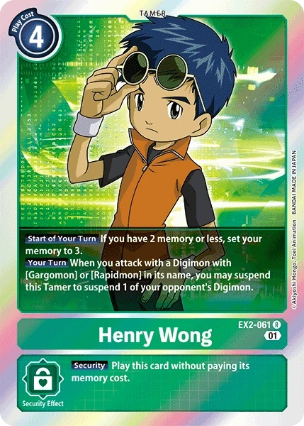 Henry Wong &mdash; Digimon Card Game card
