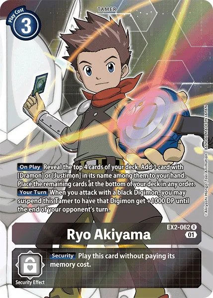 Ryo Akiyama &mdash; Digimon Card Game card