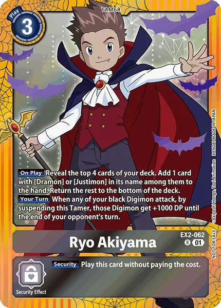 Ryo Akiyama &mdash; Digimon Card Game card