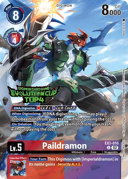 Paildramon &mdash; Digimon Card Game card