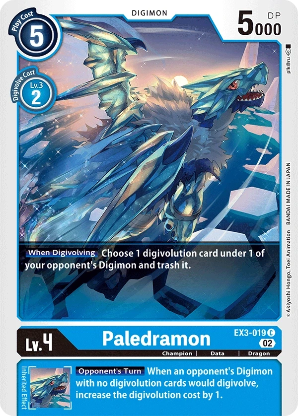 Paledramon &mdash; Digimon Card Game card