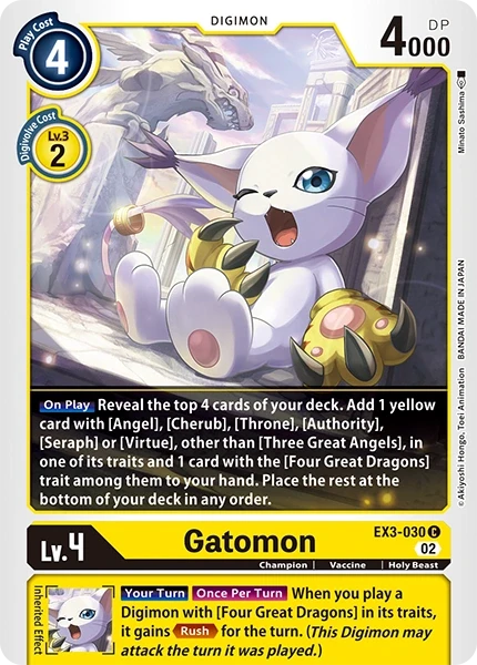 Gatomon &mdash; Digimon Card Game card