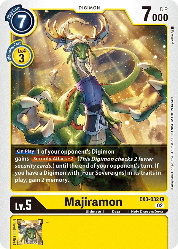 Majiramon &mdash; Digimon Card Game card