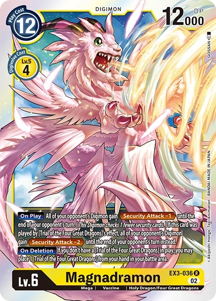 Magnadramon &mdash; Digimon Card Game card