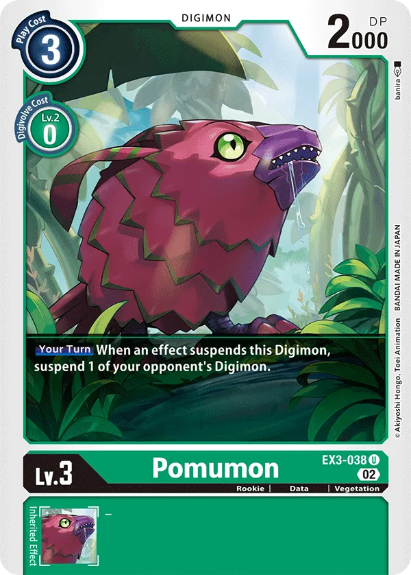 Pomumon &mdash; Digimon Card Game card