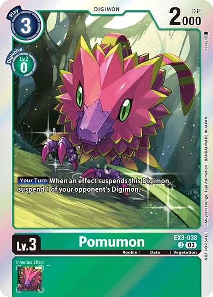 Pomumon &mdash; Digimon Card Game card