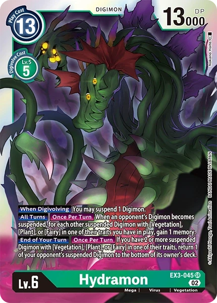 Hydramon &mdash; Digimon Card Game card