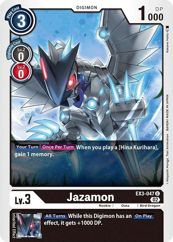 Jazamon &mdash; Digimon Card Game card