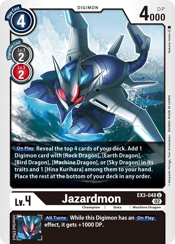 Jazardmon &mdash; Digimon Card Game card