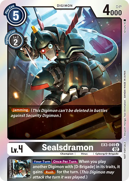 Sealsdramon &mdash; Digimon Card Game card