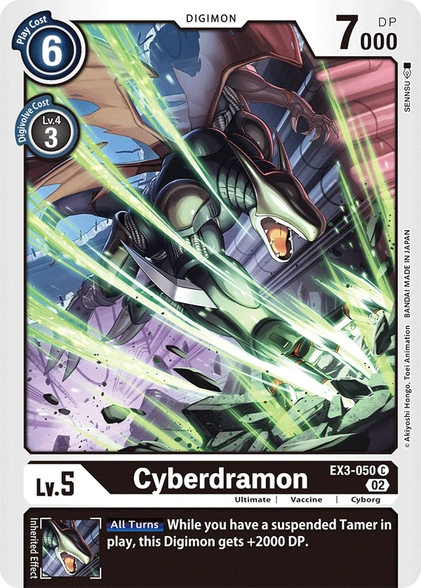 Cyberdramon &mdash; Digimon Card Game card