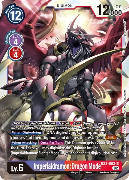 Imperialdramon: Dragon Mode &mdash; Digimon Card Game card