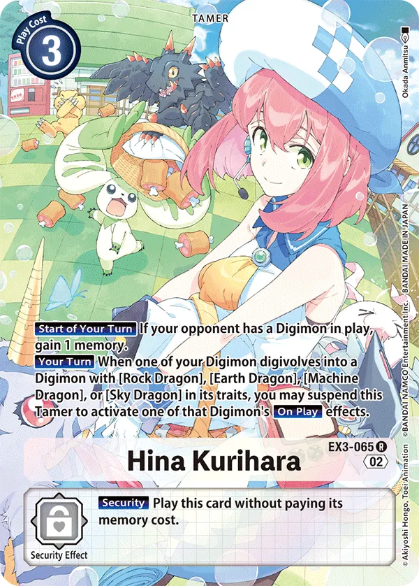 Hina Kurihara &mdash; Digimon Card Game card