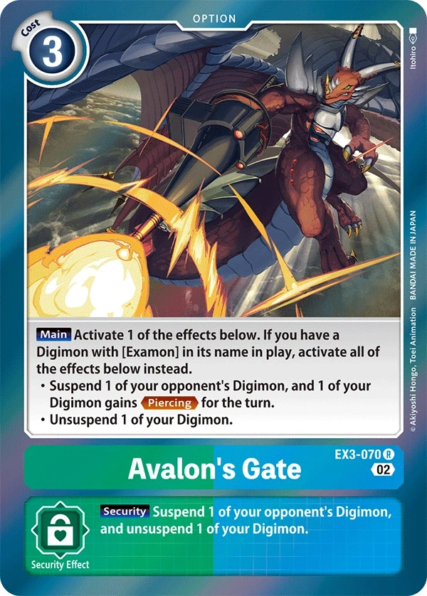 Avalon's Gate &mdash; Digimon Card Game card
