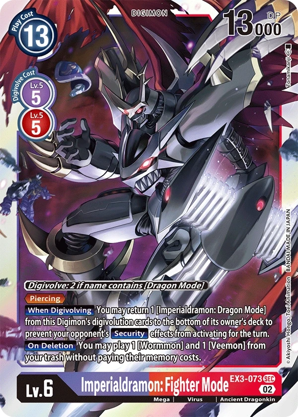 Imperialdramon: Fighter Mode &mdash; Digimon Card Game card