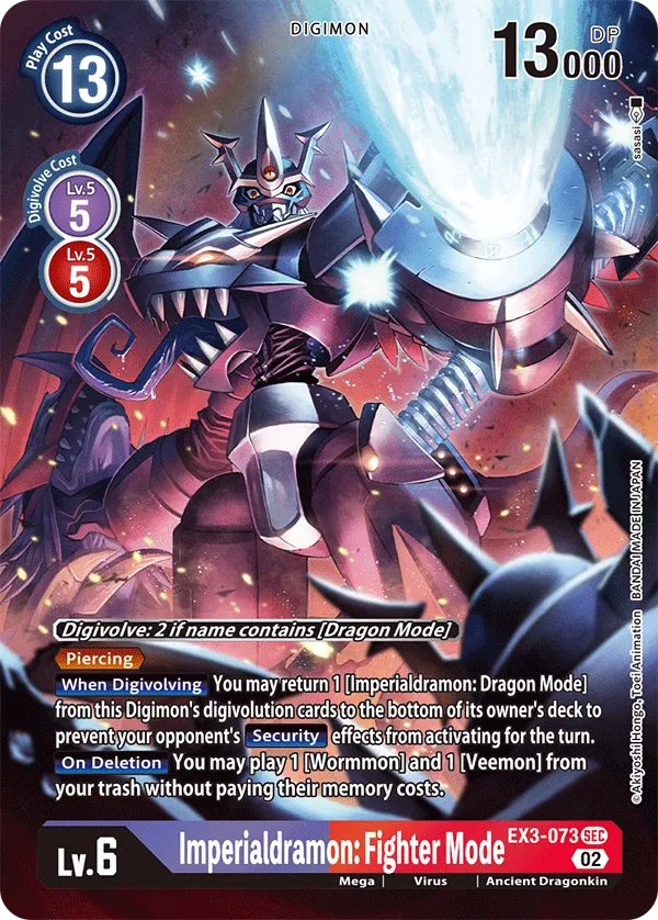 Imperialdramon: Fighter Mode &mdash; Digimon Card Game card