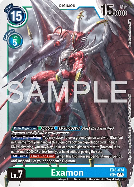 Examon &mdash; Digimon Card Game card