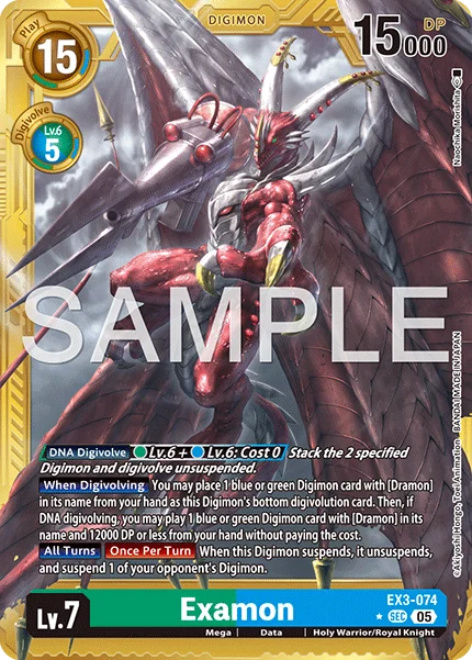 Examon &mdash; Digimon Card Game card
