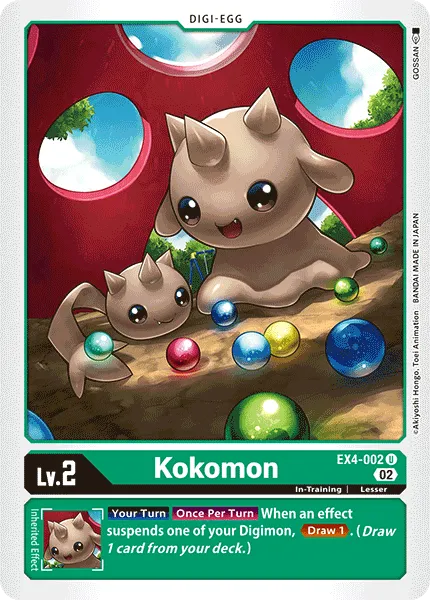 Kokomon &mdash; Digimon Card Game card