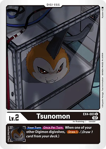 Tsunomon &mdash; Digimon Card Game card