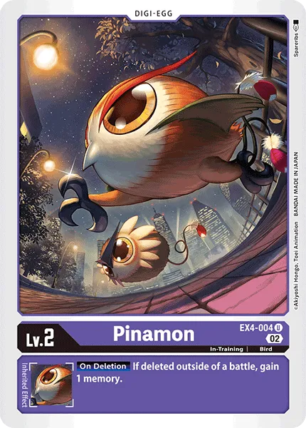 Pinamon &mdash; Digimon Card Game card