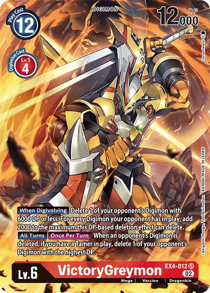 VictoryGreymon &mdash; Digimon Card Game card