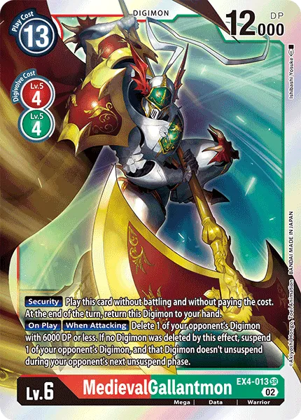 MedievalGallantmon &mdash; Digimon Card Game card