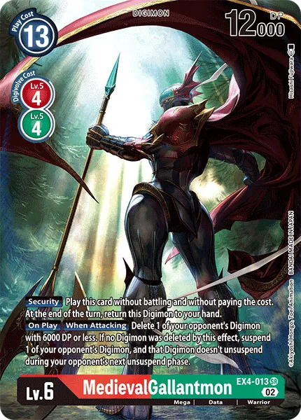 MedievalGallantmon &mdash; Digimon Card Game card