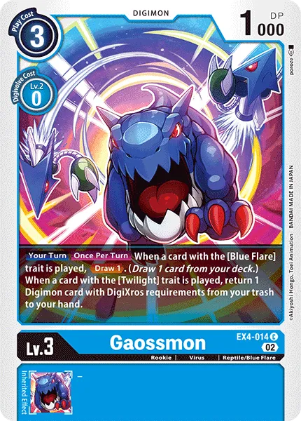 Gaossmon &mdash; Digimon Card Game card